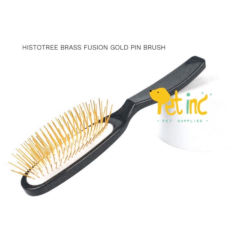 Histrotree brass fusion gold pin brush