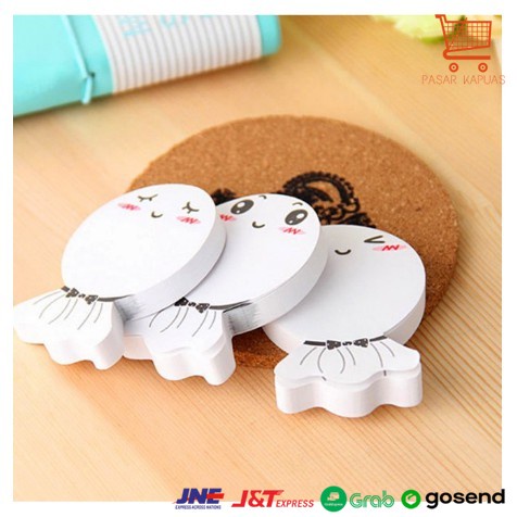 

[ COD ] STICKY NOTE TERU TERU BOZU - MEMO BONEKA PENANGKAL HUJAN JEPANG - POST IT LUCU IMUT