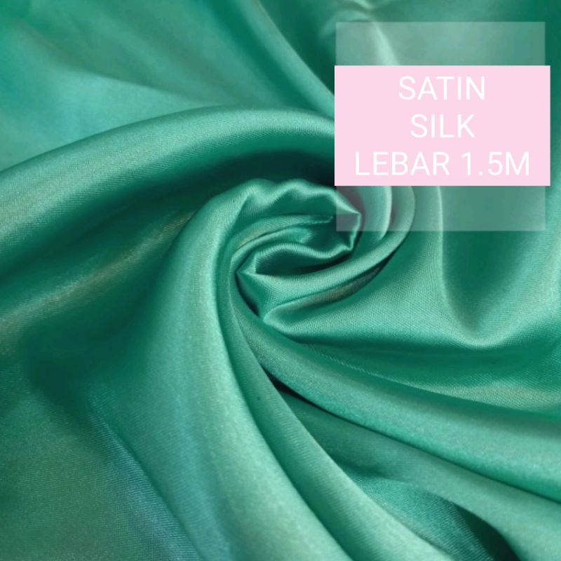 KAIN SATEN SILKY / SATIN SILKY / [ TERMURAH ]