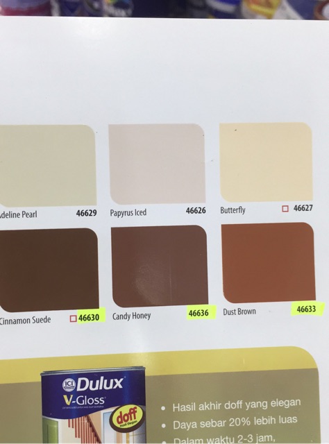

Cat Minyak DULUX V - GLOSS ( 1 KG ) Hitam Dan Putih RB9