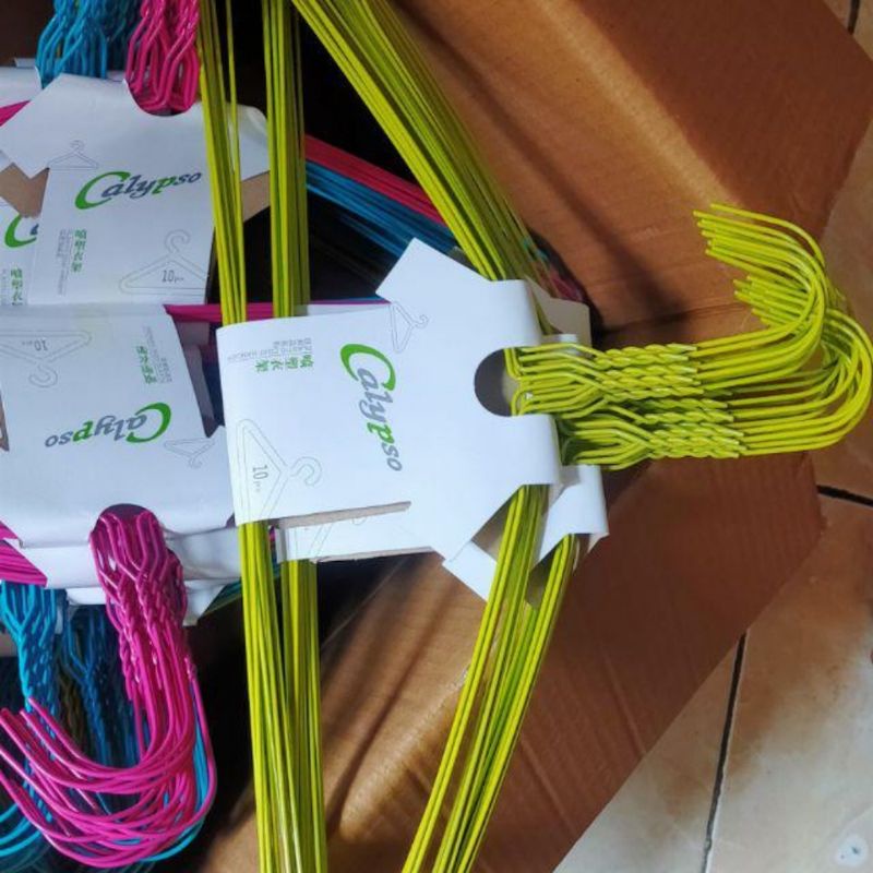 Hanger kawat warna calypso isi 10 gantungan baju besi