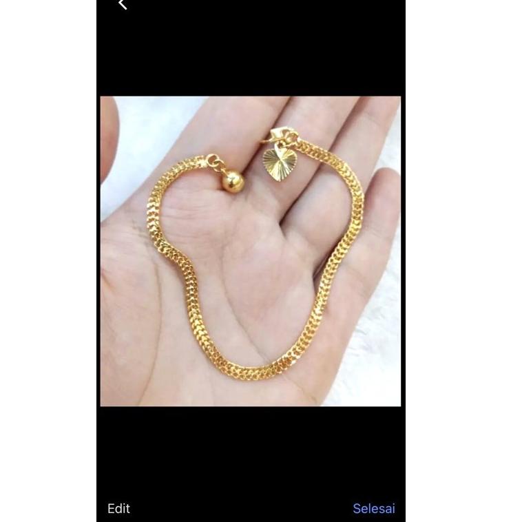 Gelang lipan sisik GoldXuping {SL.28Jl22ᴿ}