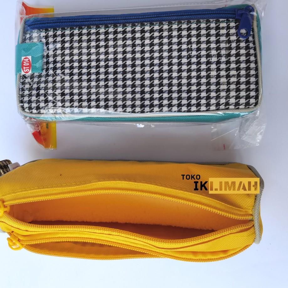 

F⚡ASH SALE Tempat Pensil / Pencil Case Shintoeng ST-014 2 Resleting Motif