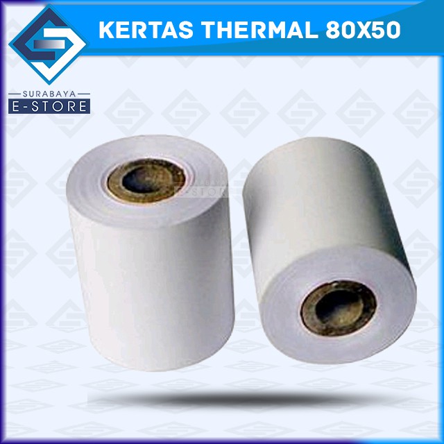 

KERTAS STRUK KASIR | KERTAS THERMAL UK. 80 X 50 MM