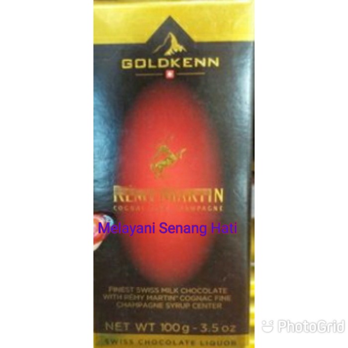 Coklat Import - Golkeen Remmy Martin Liquor Chocolate Bar-Chocolate Import