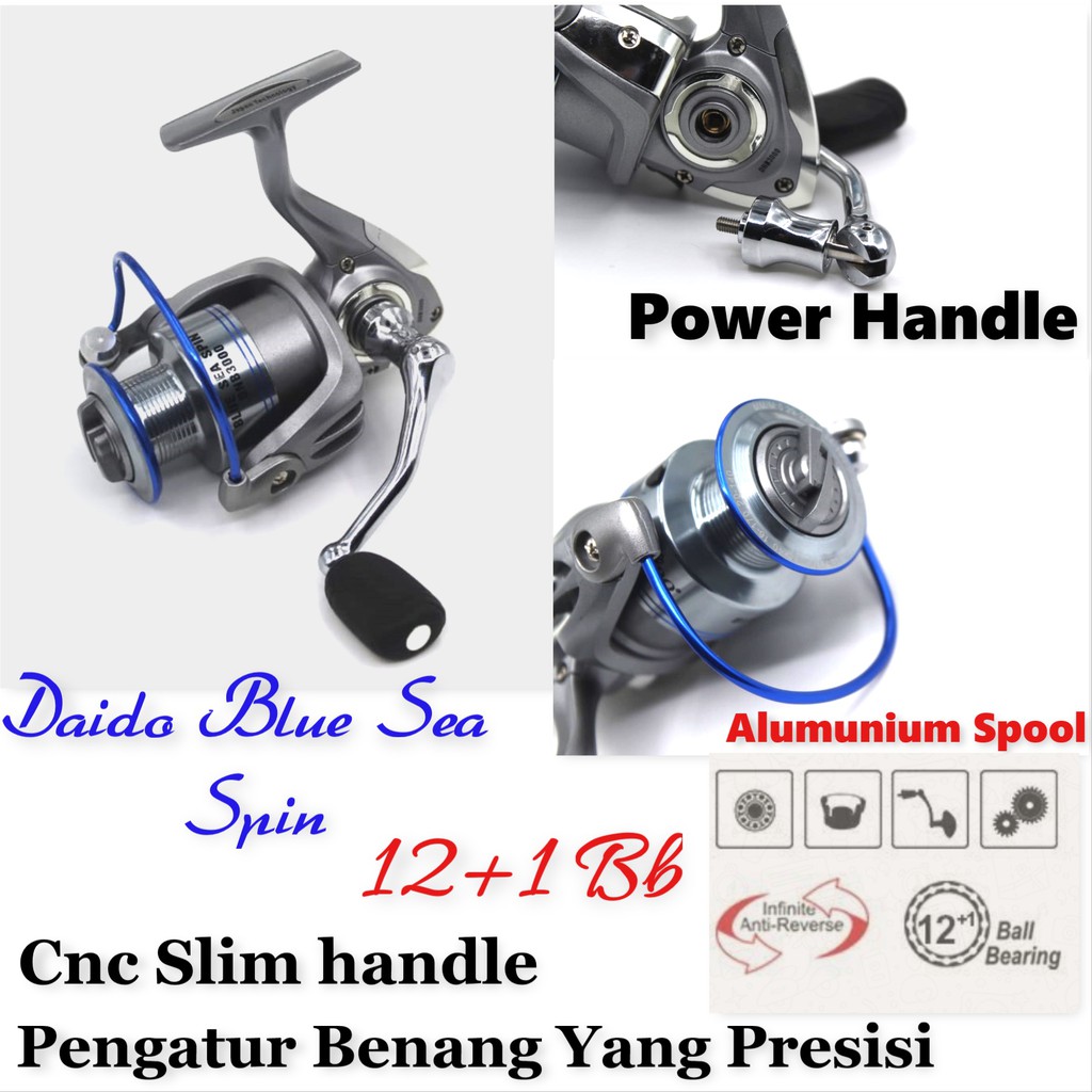 Reel Power Handle Daido Blue Spin DNB