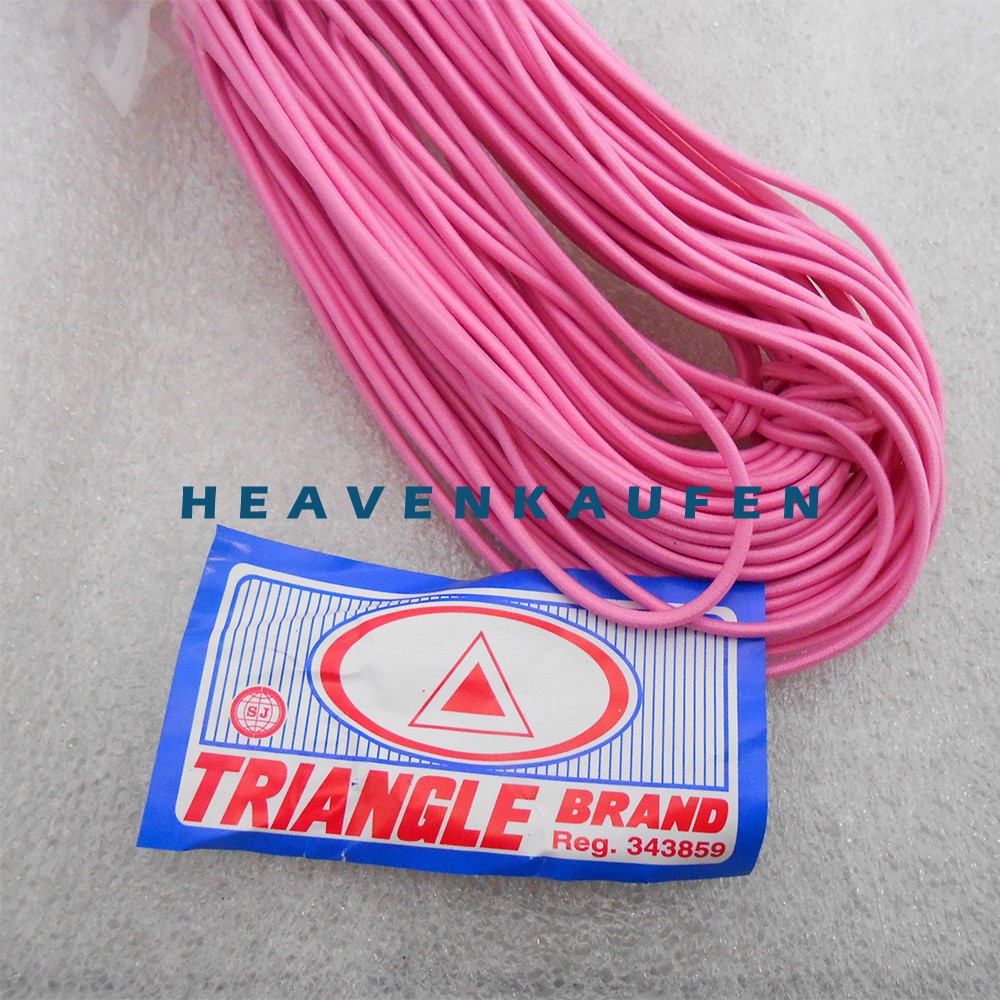 Tali Elastis Warna Pink Diameter Kecil 1,5 mm Meteran