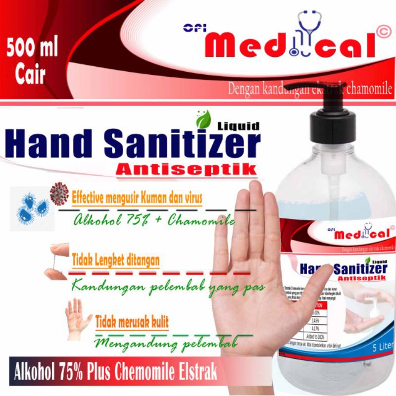 Hand sanitizer 1 Liter Cair &amp; 500ml All varian promo antiseptik alkohol 70-75%|Disinfectant