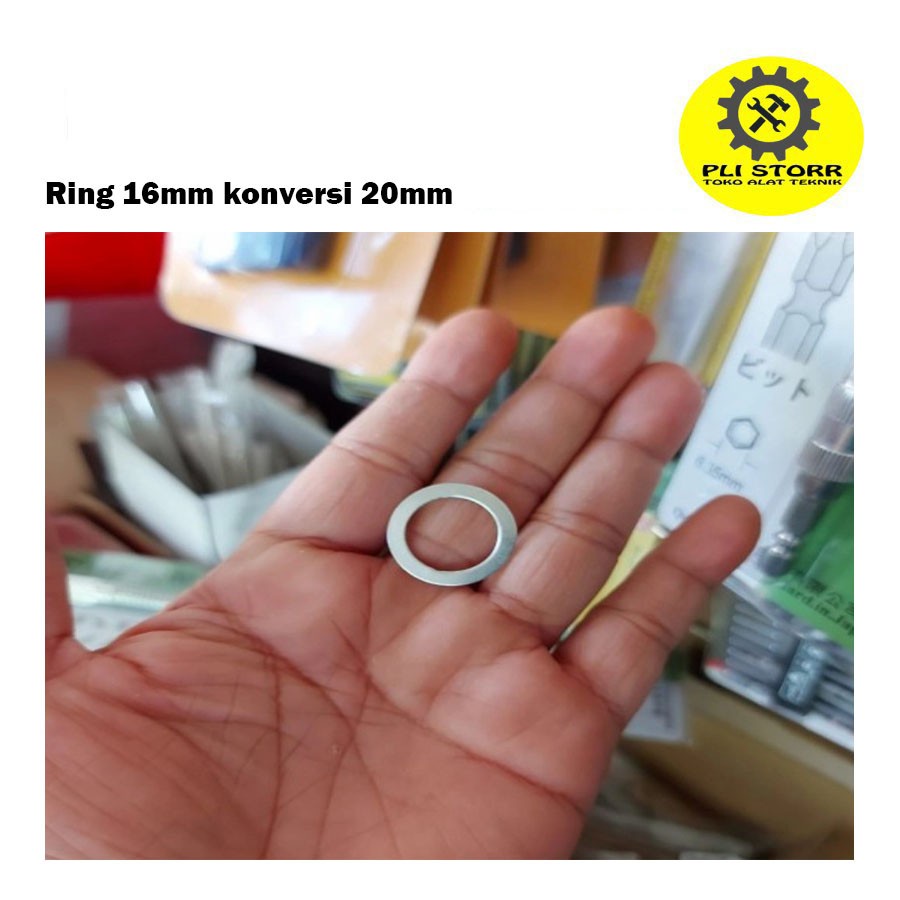 Ring 16mm konversi lubang 20mm / Ring mata potong gerinda