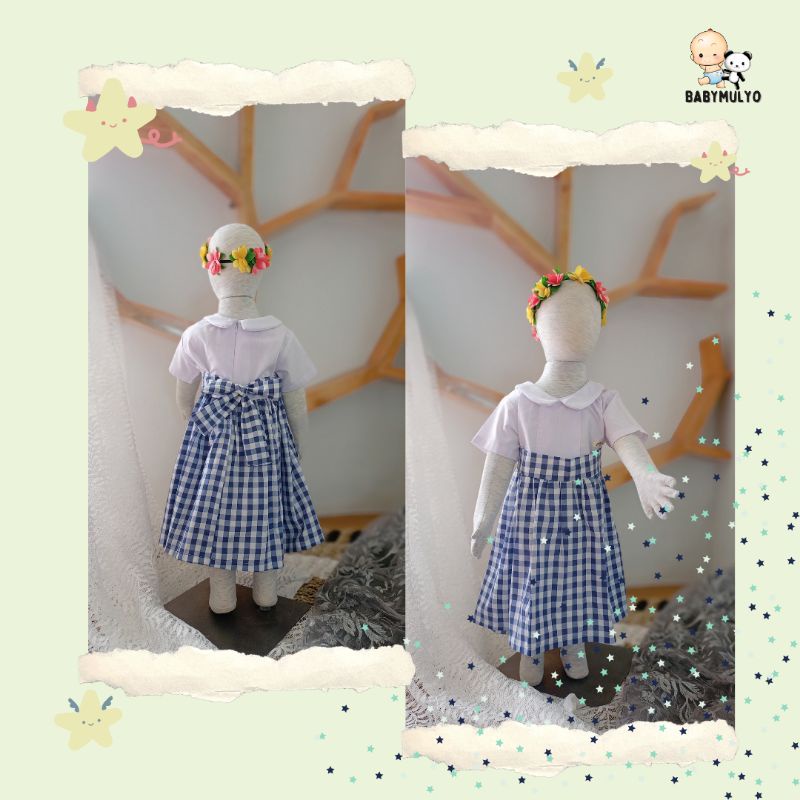 Dress Balins // Dress Anak Motif Kotak // Dress Anak Seri Kotak