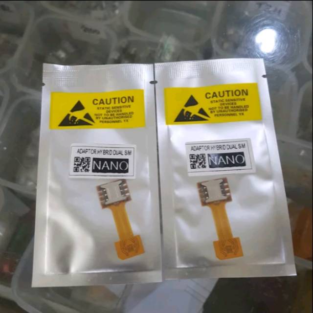 ADAPTOR HYBRID DUAL SIM NANO MENGGADAKAN 1 SIM MENJADI 2 SIM