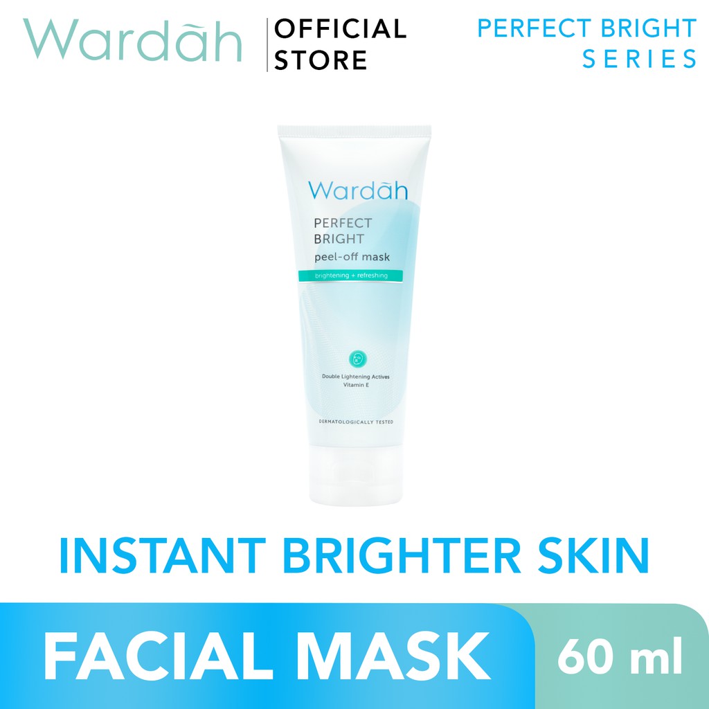 Wardah Perfect Bright Peel Off Mask 60 ml Shopee Indonesia