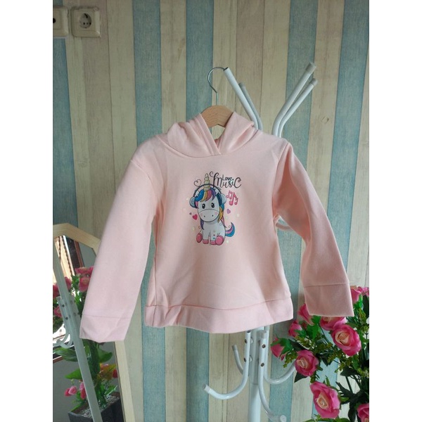 HOODIE ANAK JEKET ANAK MOTIF HELLO DAN UNICORN UNTUK ANAK UMUR 1 SAMPAI 5 TAHUN KUALITAS TERBAIK