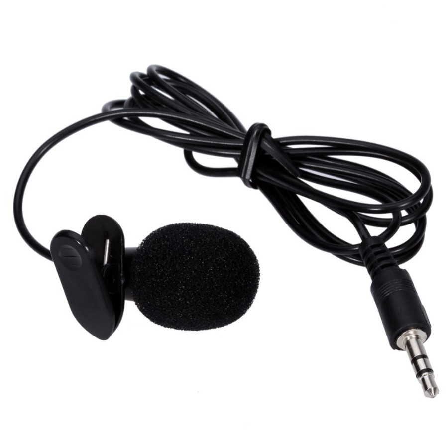 Hands Free Clip On Mini Microphone / Tie Clip Microphone bisa buat GPS