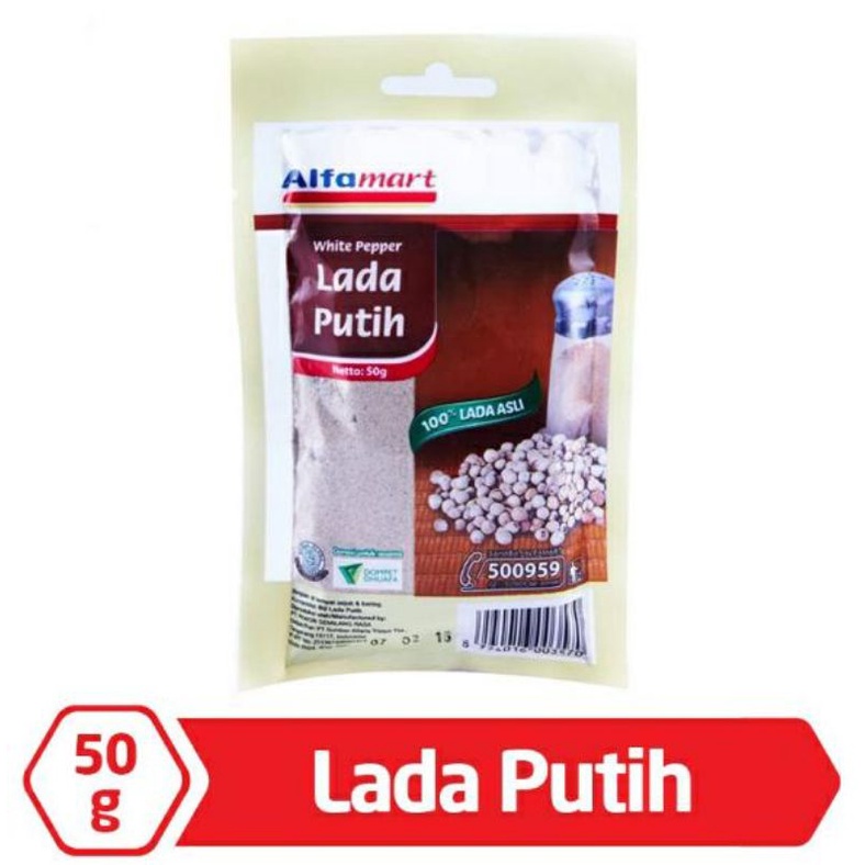 

Alfamart Lada Putih Refill 50 g
