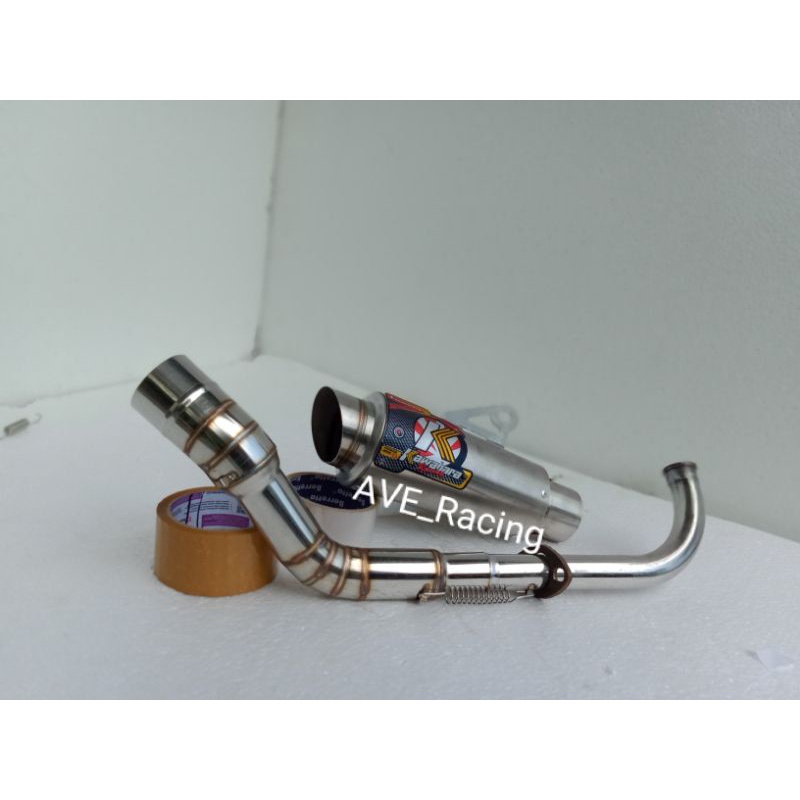 Knalpot racing KAWAHARA buat Mio Sporty, Mio smile, dll