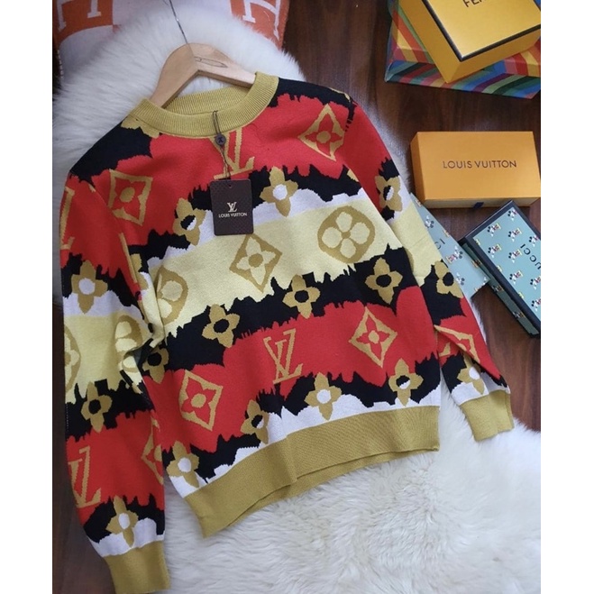 SALE SWEATER RAJUT LV SWEATER LOUIS VUITTON ATASAN RAJUT IMPORT BRANDED