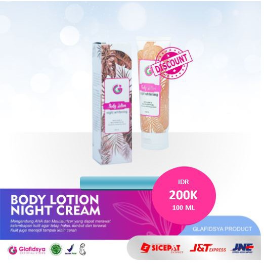 Jual BODY LOTION NIGHT WHITENING Original BPOM Shopee Indonesia