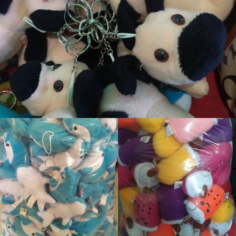 Boneka ganci boba & karakter