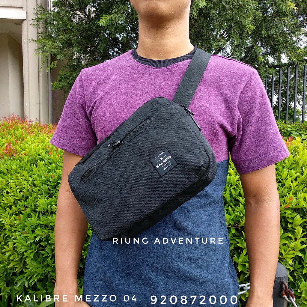 Tas Waist Bag Pria Kalibre Mezzo 04 920872 000 Original