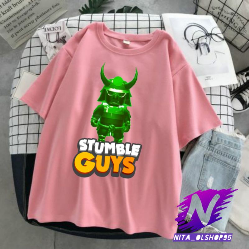 kaos anak stumble guys baju anak stumble guys skin spesial