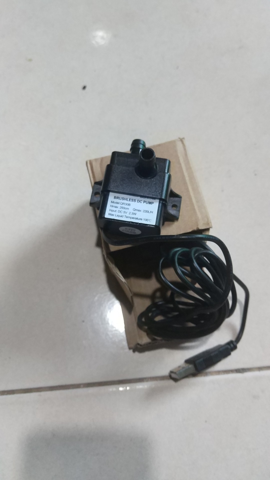 Pompa Air Celup Usb M1 Mini Brushless 5v Submersible Pump