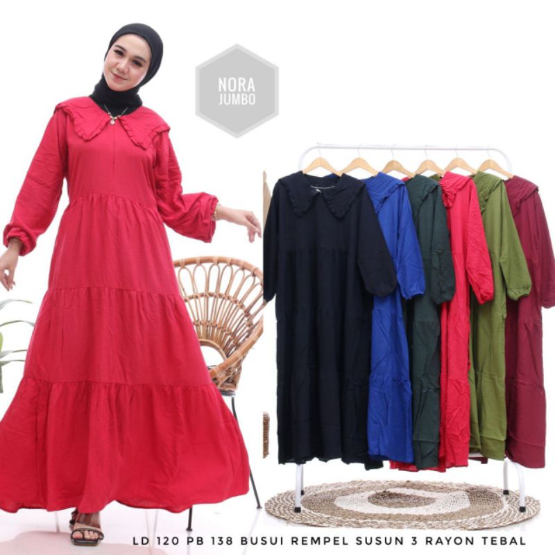 DRESS RAYON POLOS LD 120 ZIPER DEPAN KEKINIAN