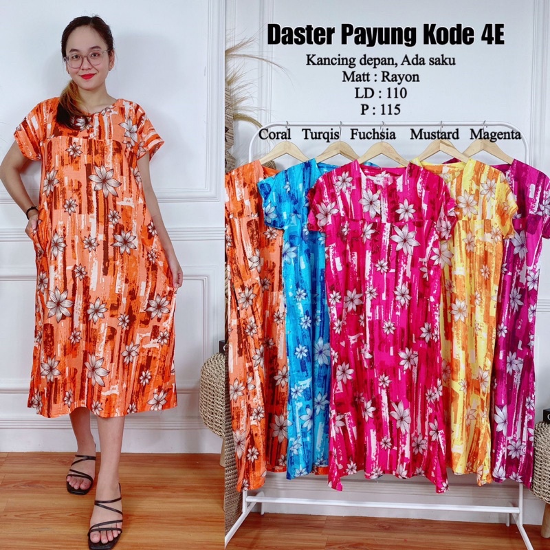 [Dapat 5pcs] Serian Homedress Ds Payung Rayon Adem