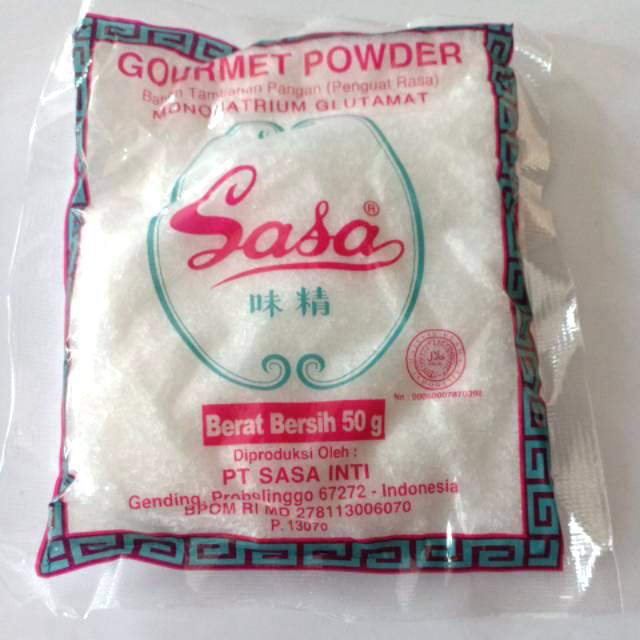 

Sasa 50gram(bahan tambahan pangan)