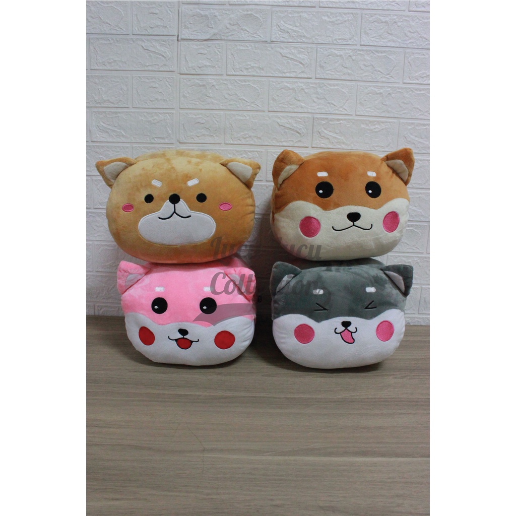 Bantal Peluk Animal Husky  , Handwarmer Animal Husky