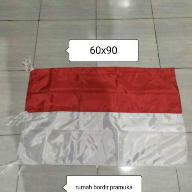 Jual Bendera Merah Putih Kain Peles 60x90 Indonesia Shopee Indonesia