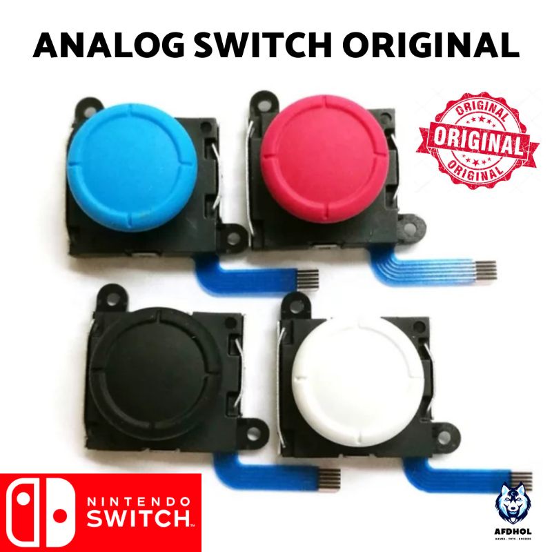 TOMBOL ANALOG JOYCON JOY CON NINTENDO SWITCH V1 V2 LITE OLED ORIGINAL JOYSTICK STICK STIK NINTENDO SWITCH ORIGINAL