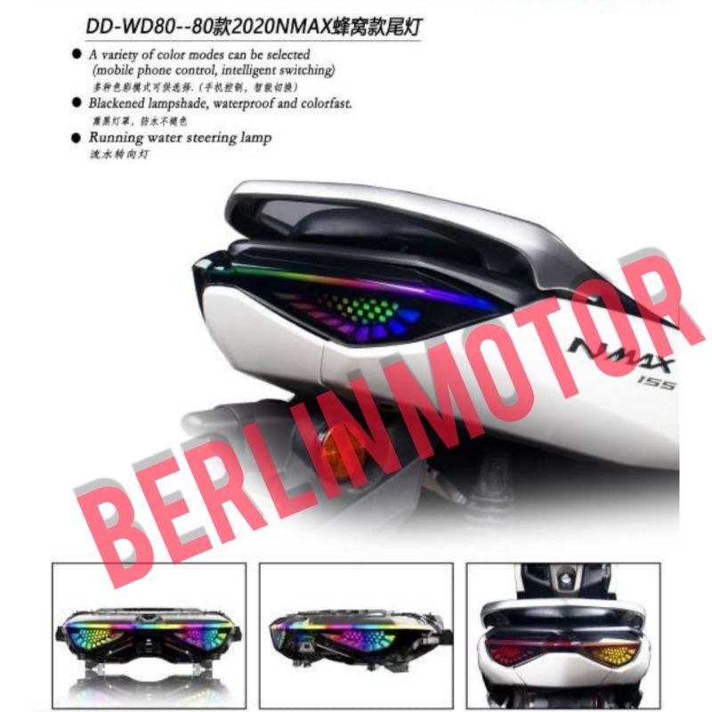 LAMPU STOP NMAX NEW 2020 CKS ORIGINAL/STOP LAMP YAMAHA ALL NEW NMAX 2020 ORGINAL CKS
