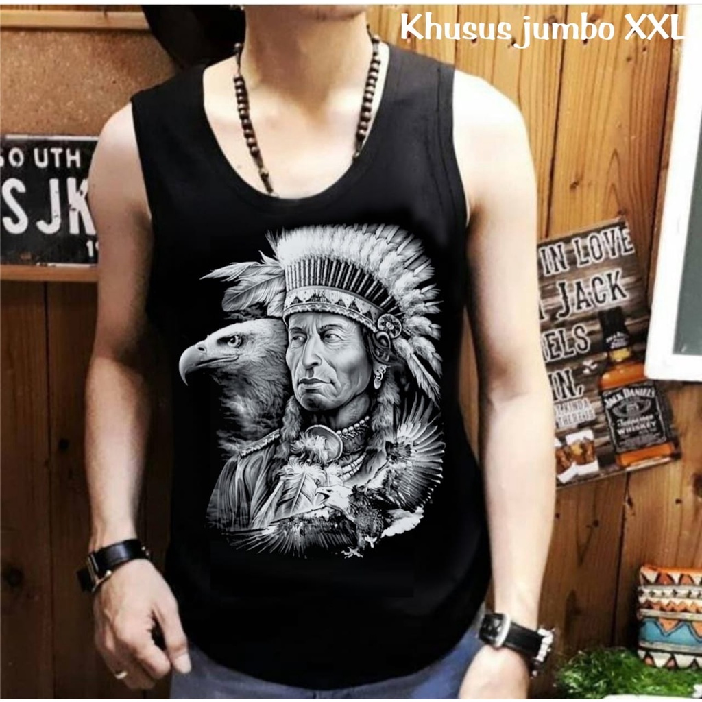 Singlet Formal Pria Gambar Sablon  Printing New READY UKURAN JUMBO S/D XXL