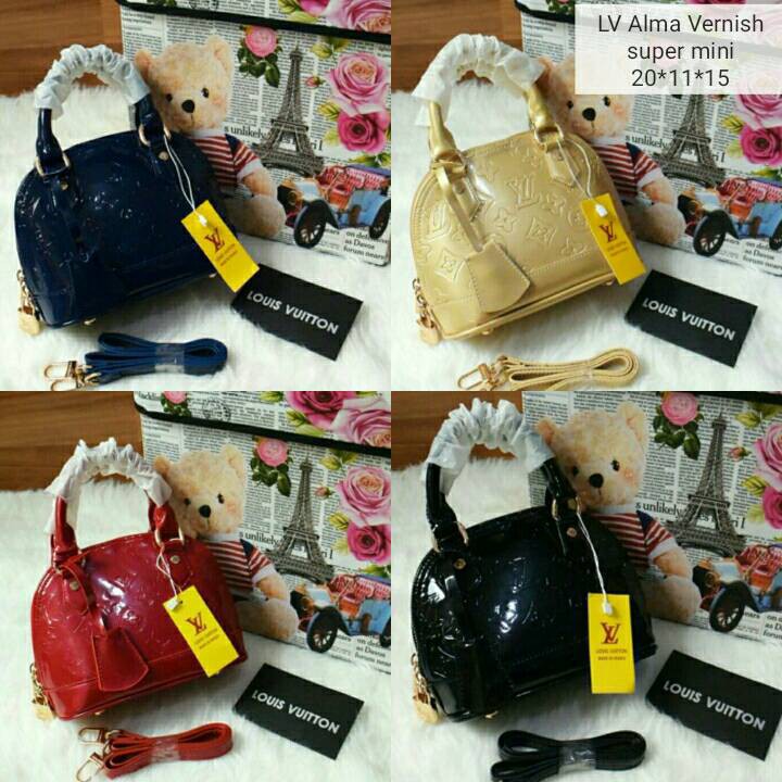 ToP LV Alma Vernish Super Mini tas branded OnC