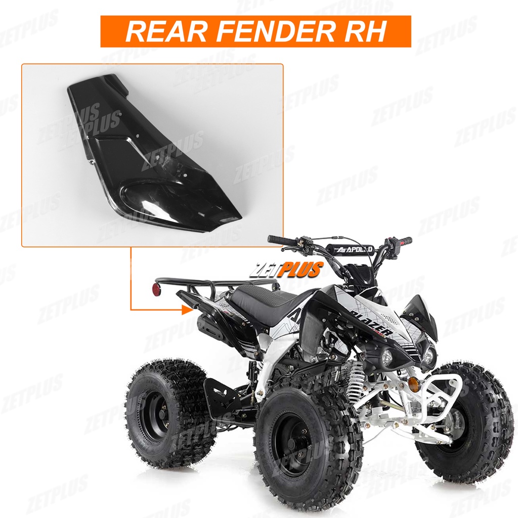 FENDER BELAKANG (KANAN) ATV APOLLO /Body cover blazer sport