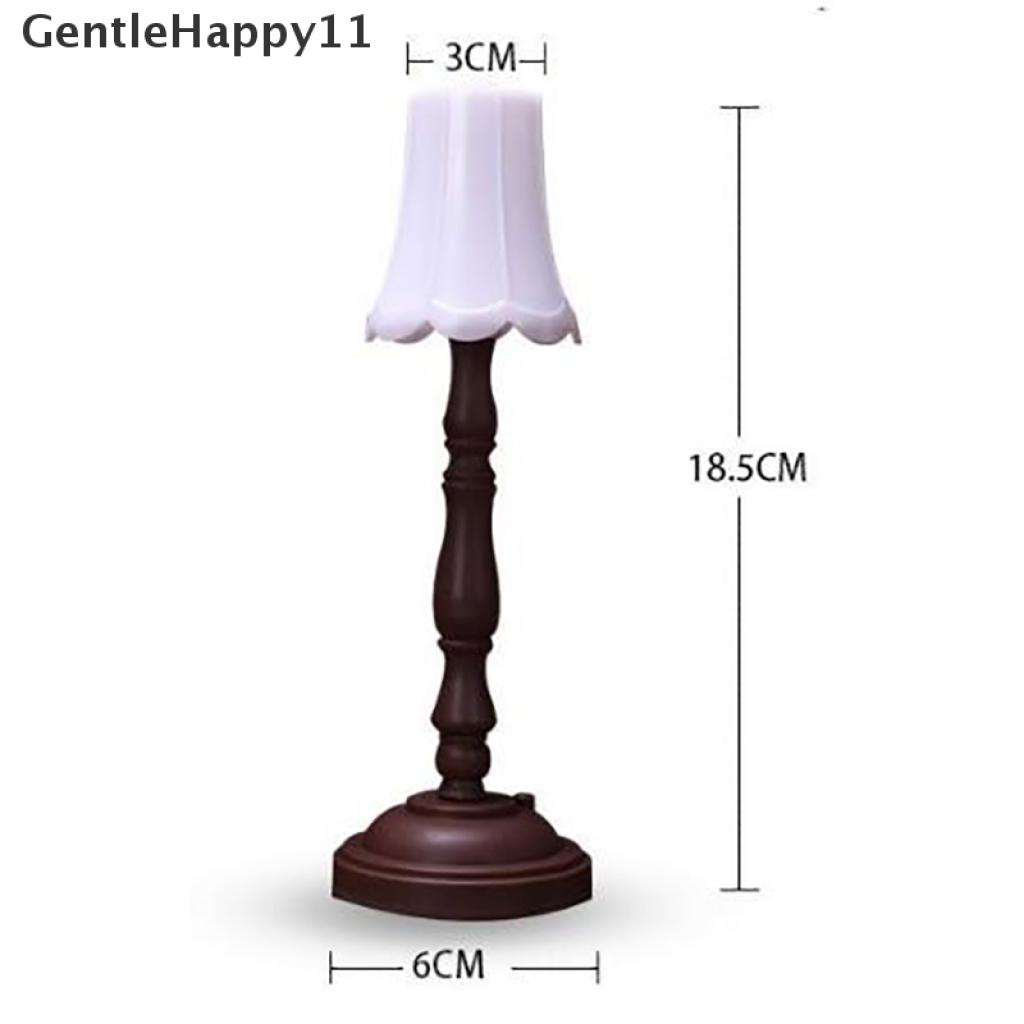 Gentlehappy Mainan Miniatur Lampu LED Skala 1: 12 Untuk Aksesoris Rumah Boneka