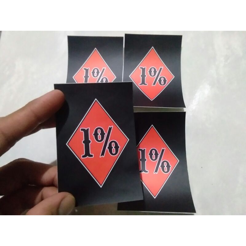 

STIKER 1% MC INDONESIA/STIKER BROTHERHOOD MC 1%
