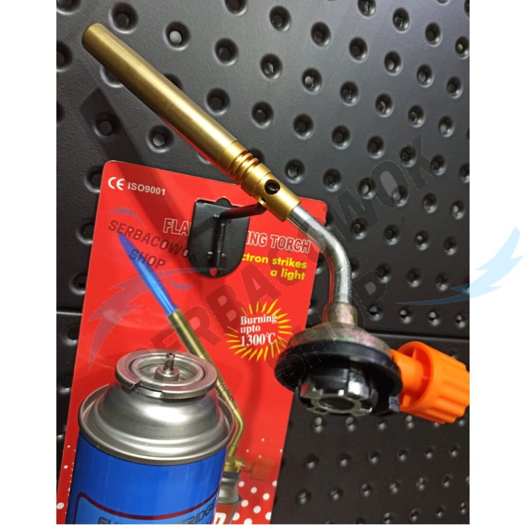 Paket Gas Torch Blow Torch Blander Bakar Mini + Tabung Gas Hi cook Termurah Berkualitas