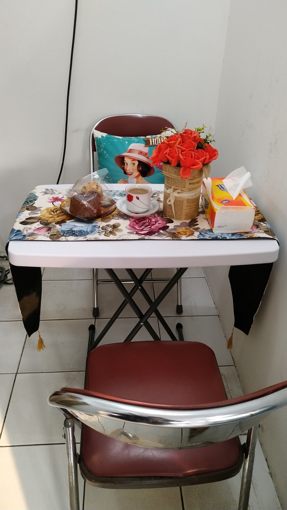Taplak Meja Panjang Minimalis Modern Murah All Shabby Clarissa 35x180cm