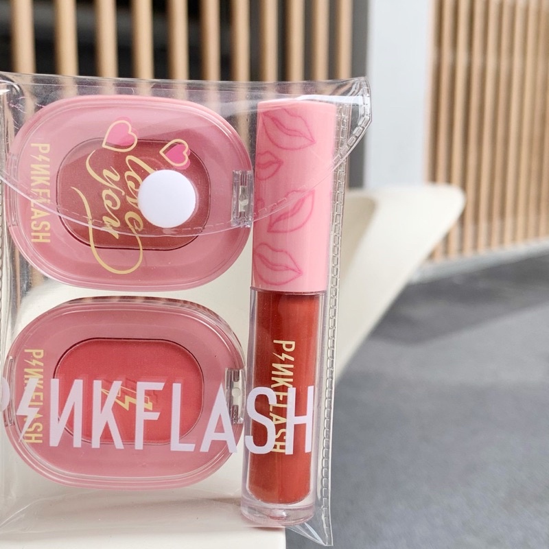 PINKFLASH Waterproof PVC Pouch Travel Transparent Lipstick Bag