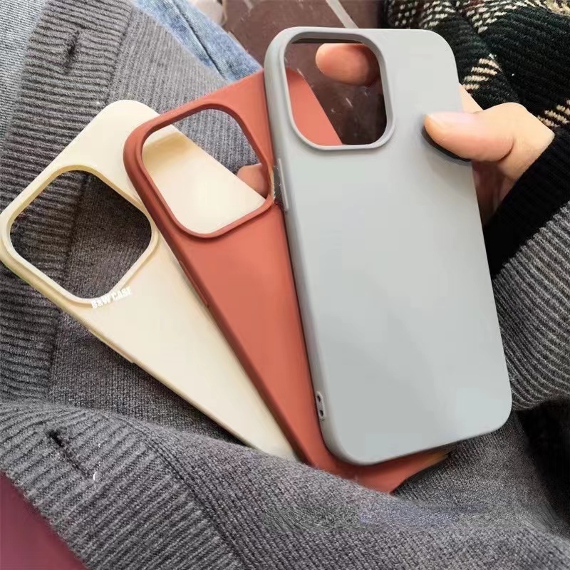 Soft Case Pelindung Bahan Silikon Warna Putih Untuk iPhone 14 Pro MAX 13 12 Pro MAX 11 Pro MAX IX XR XS MAX 7 8 Plus SE 2020