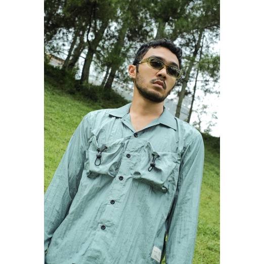 JAVAJONES Nylon Shirt Yuji Mint Green | Kemeja Pria Wanita