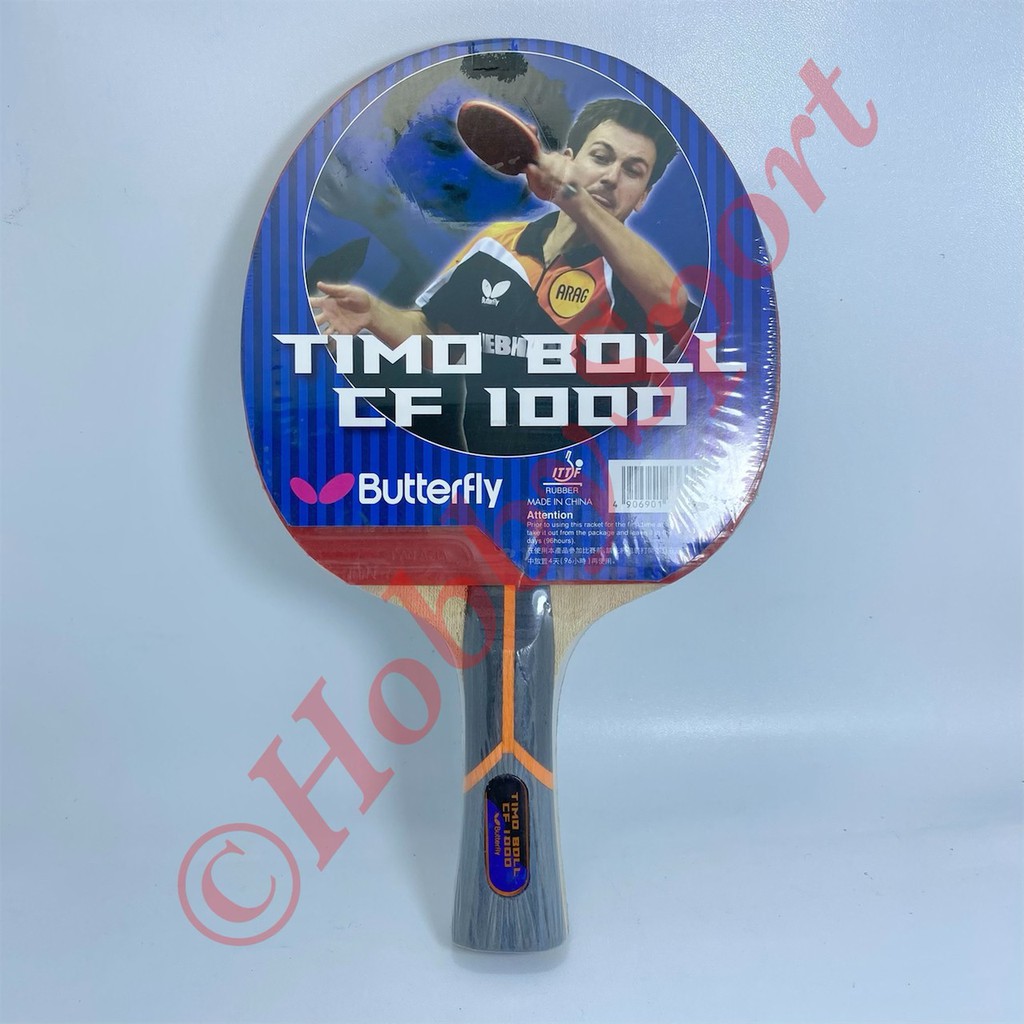 Bat Pingpong Butterfly Timo Boll CF 1000 Tenis Meja Ping Pong Bet Bad