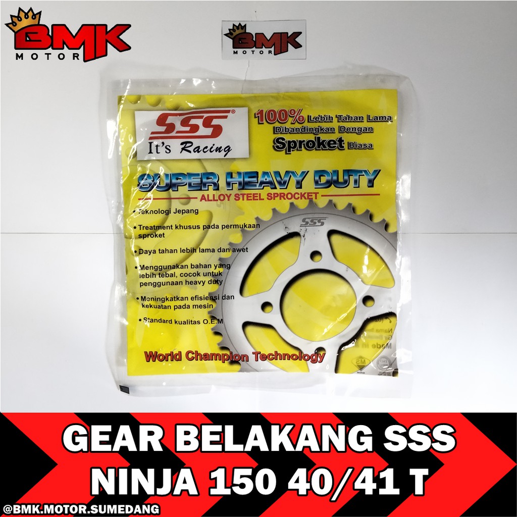 Sss Gir Gear Belakang Ninja R 150 428 40 41 42 43 44 45 T