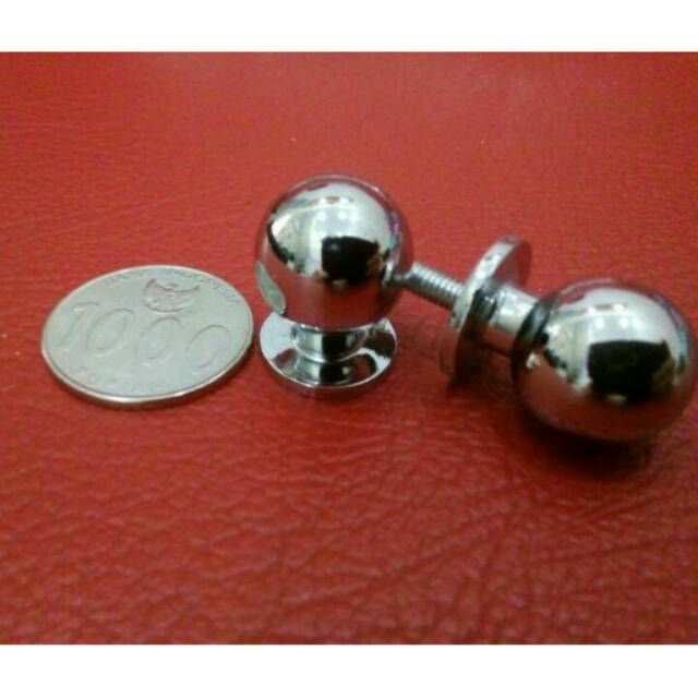 handle gagang pintu lemari laci loker bulat stainless