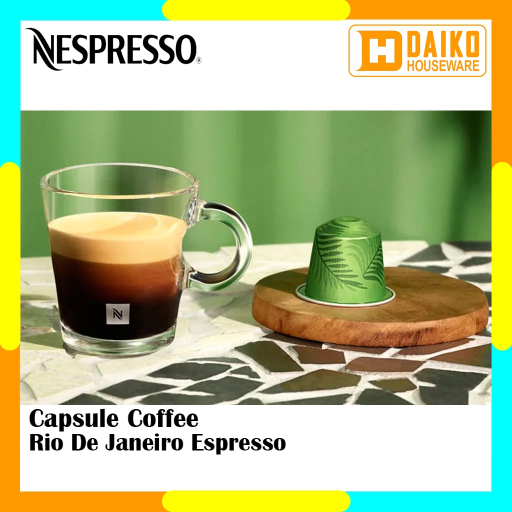 Capsule Nespresso Rio De Janeiro Espresso Original Nestle 1 Pack - Coffee World Explorations Kopi Kapsul Expired Lama