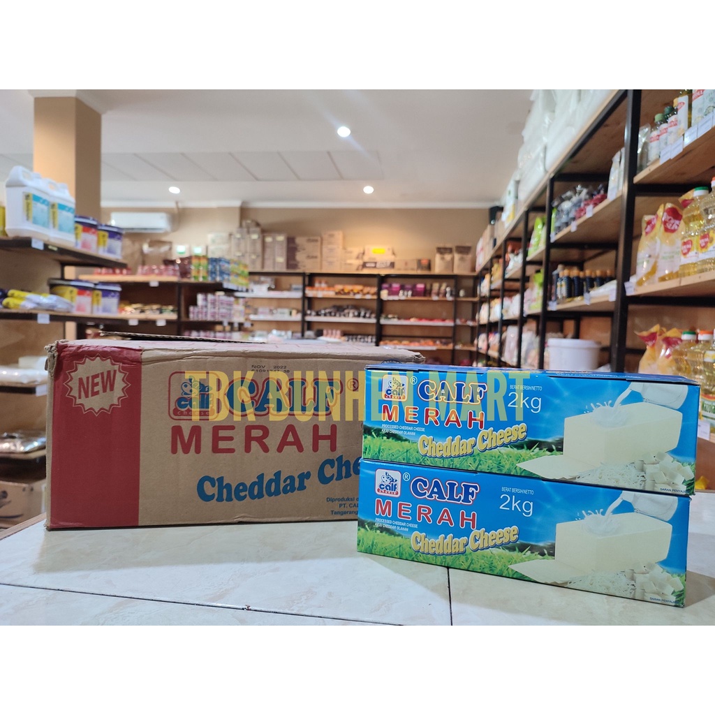

CALF KEJU CHEDAR OLAHAN MERAH 2 KG