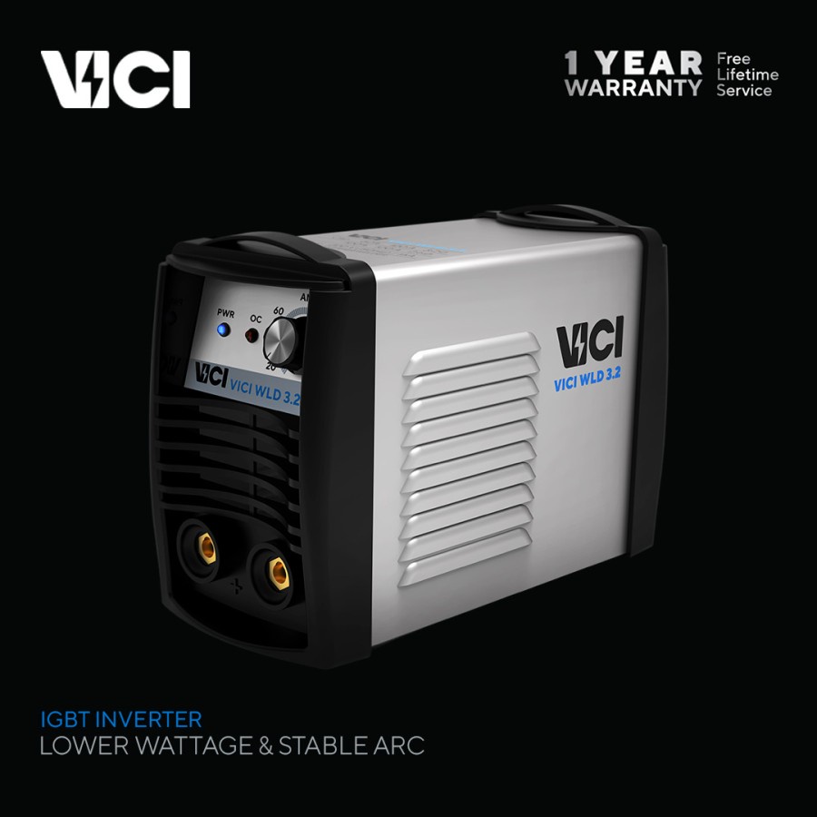 MESIN LAS VICI 120A WLD 3.2 INVERTER LAS LAKONI + BONUS KAWAT LAS