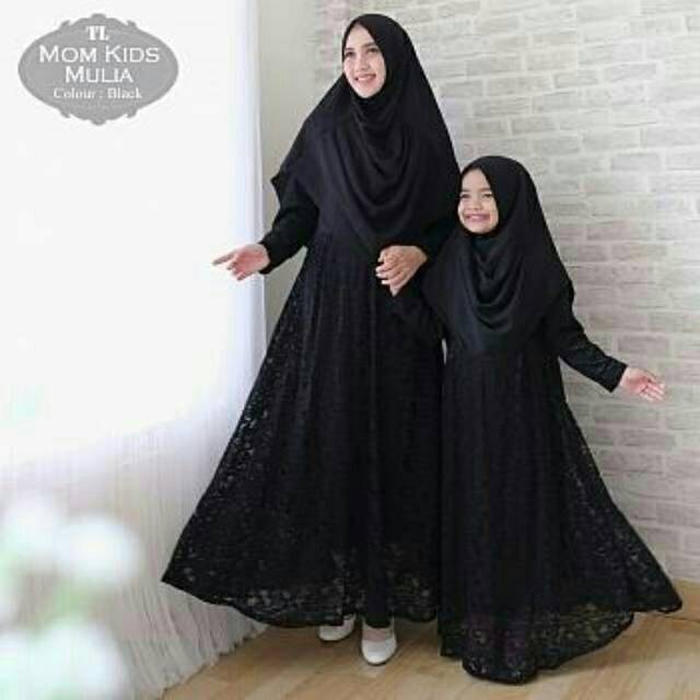 BAJU COUPLE MUSLIM IBU DAN ANAK BAJU MUSLIMAH BBRUKAT IMPORT